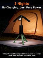 Rechargeable Telescopic Camping Light, 15000mAh Collapsible Lantern with 270° Rotation & Dimming, Portable Flashlight, Waterproof Tent Light for Outdoor Camping, Hiking, Barbecue, Fishing & Emergency
