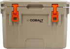 Cobalt 25 Quart Roto-Molded Super Ice Cooler | Large Ice Chest Holds Ice Up to 3 Days |