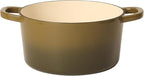 Crock Pot Artisan 5-Quart Round Cast Iron Dutch Oven Pot With Lid - Gradient Sage Green