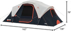 CORE Blackout 6 Person & 9 Person Dome Tent | Best Car Camping Outdoor Family Camp Tent | Included Storage Pockets for Camping Accessories | Portable Tent for Camping with Carry Bag