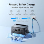 BLUETTI Elite 30 V2 Portable Power Station 600W (Power Lifting 1500W), 288Wh LiFePO4 Battery with 10ms UPS, Emergency Backup Power for Home Blackout/Winter Storm, Solar Generator for Camping/Road Trip