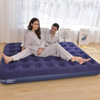 DIMAR GARDEN Full Size Camping Air Mattress Inflatable Bed with Pillow,Include Hand Pump