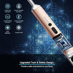 SUPRUS Rechargeable USB Arc Electric Lighetrs with Safety Switch 360° Flexible Neck Flameless Grill Long Lighters for Candle Camping Cooking (Champagne Gold, 2Packs)