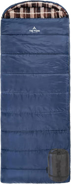 Teton Celsius XL, 25F, 20F, 0F Degree Sleeping Bags, All Weather Warm Sleeping Bag for Adults and Kids, Camping Season, Compression Sack Included