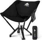Utility-Grade Folding Chair — Stable One-Piece Structure, Authorized Folding Structure Patent, Balanced Aluminum Support, Compact & Portable Chair for Camping, Fishing & Everyday Outdoor Use