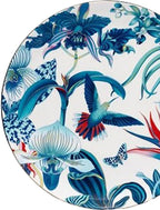 Camping Plates Blue Bone China Dinner Plate Home High-end Tableware Decorative Plate
