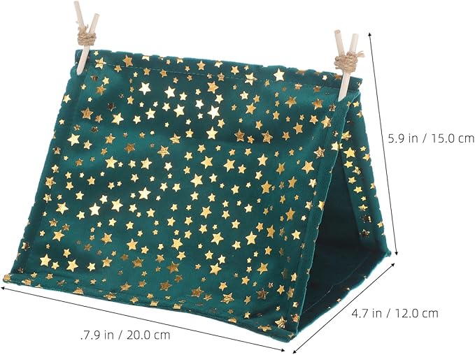 Miniature Tent Model for Dollhouse Camping Decor Small Polyester Camping Tent Table Landscaping Fairy Dollhouse Accessories 7.87X5.90X4.72In