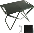 Folding Tactical Outdoor Table,Portable Adjustable Height IGT Modular Panels Camp Table with Light Bracket for Travel expeditions, Hiking, Picnics, BBQs & Beach Trips