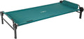 Disc-O-Bed XL Outdoor Modular 1 Person Single Camping Cot Portable Bed with 2 Height Options for Adults, Sleep Solution for Tents, Green
