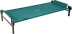 Disc-O-Bed XL Outdoor Modular 1 Person Single Camping Cot Portable Bed with 2 Height Options for Adults, Sleep Solution for Tents, Green