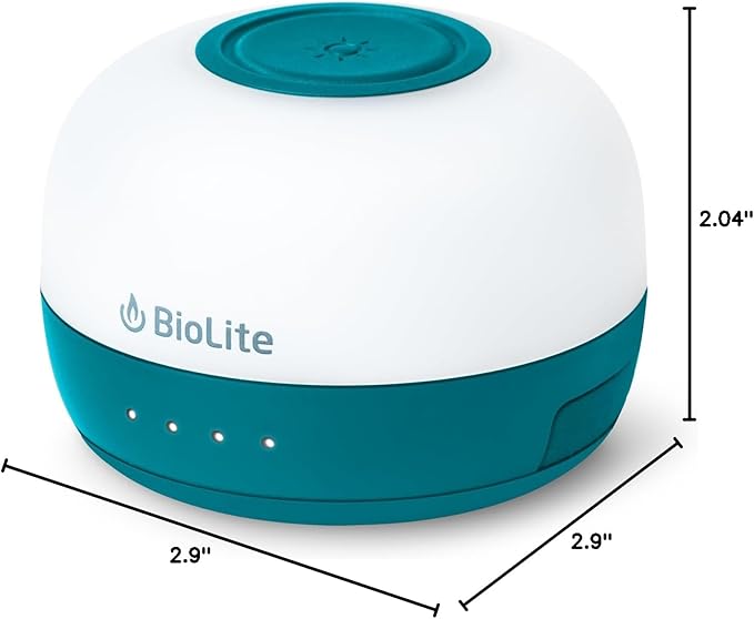 BioLite AlpenGlow Mini 150 Lumen Rechargeable Lantern, Teal