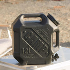 ASIEIT 3.2 Gallon Water Jug with Spigot, Portable Water Tank BPA Free, Leak-Proof Water Containers for Camping Water Storage Containers for Emergency Outdoor Hiking Picnic, Green/Black/Yellow