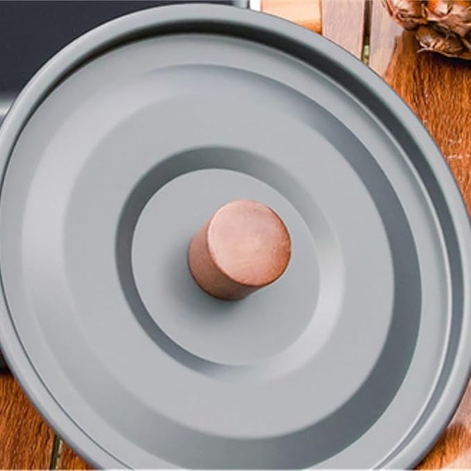 Camping Campfire Utensils, Outdoor Portable Double Ear Hot Pot Picnic Travel Tableware Camping Cooker Backpacking Gear
