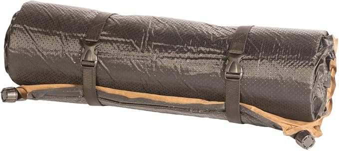 Kamp-Rite Anniversary Series 1 Person Tent cot with 20 Degree Outfitter Sleeping Bag and Self Inflating Sleeping pad for Camping Hunting Fishing 3 Piece Bundle Package (Tan)