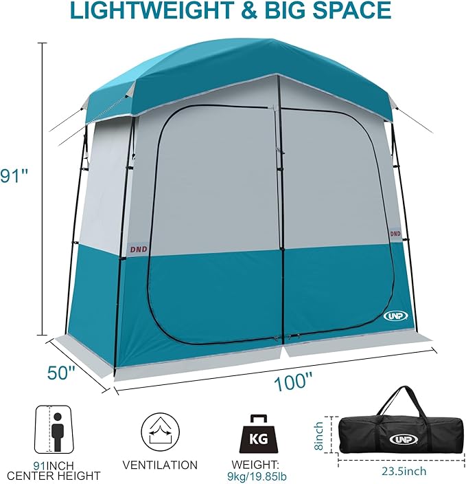 Shower Tent, Outdoor Camping Privacy Shelter-Dressing Changing Room-Portable Toilet Tent for Hiking Sun Shelter Picnic Fishing