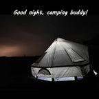 Backpacking Bell Tent with Top Stove Jack for All Year Camping, 300D Oxford Waterproof Yurt Tents for Glamping,Parties,Outdoor Events(Off White,13ft/16.4ft)