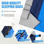 Camping Sleeping Bags for Adults Kids Waterproof Lightweight Sleeping Bag for Cold Weather or Warm Backpacking Hiking Mountaineering Indoor Outdoor Use