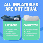 Chillbo Lazybone Inflatable Lounger - Ultimate Inflatable Couch for Maximum Chill - The Perfect Blow Up Couch for Music Festivals Or Lounger for Camping