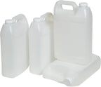 FastRack 1 Gallon Water Jug (Pack of 4) | F-Style Reusable Plastic Jug with lid for Liquids | Heavy-Duty Water Container for Storage, Camping | BPA-Free Gallon Jugs with Lid