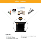 Quake Kits Earthquake Emergency Kit, Go Bag Emergency Backpack, Survival Kits for Disaster Preparedness, 72 Hour Food, First Aid, Water for Hurricanes, Tornado, Storm, Blackout