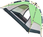 Camping Tent Oxford Cloth Automatic Pop Up Double Layer Family Tent for Hiking Traveling Backpacking Pink Professional Accessories for Use
