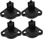 Gatuida 8pcs Camping Tent Foot Bracket Kit Easy Install Awning Bracket for Rv Awnings and Folding Umbrellas Material Design for Weather Use