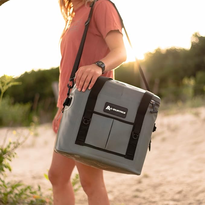 Soft Cooler 30 Cans Cooler Bag Insulated 100% Leak Proof Waterproof Beach Cooler Portable Lightweight Camping Cooler Soft Ice Chest