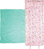 Stephen Joseph, Toddler All Over Print Nap Mat with Soft Blanket and Removable Pillow for Boys & Girls, Kids Sleeping Bag for Elementary, Daycare, Preschool with Carry Handle