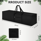 65 x 16 x 16 Inch, 257 L Extra Large Duffle Bag Camping Tent Storage Bag Heavy Duty Waterproof Sports Equipment Carrying Case for Tent Pole Travel Canopy Hammock Tripod Fishing Outdoor Moving