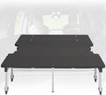 Life Finds Sleeping Platform Storage System Designed for Rivian R1S Vehicles, Folding Platform with Underneath Storage, Black, LF-R1SP