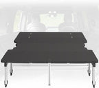 Life Finds Sleeping Platform Storage System Designed for Rivian R1S Vehicles, Folding Platform with Underneath Storage, Black, LF-R1SP