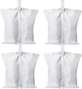 ABCCANOPY Canopy Weights 120 LBS Tent Sand Bags,4-Pack White (Without Sand)