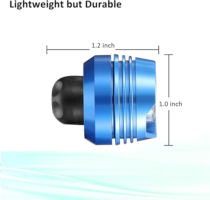 RAHAN Shoe Lights for Shoes,2 PCS Shoe Headlights,Light Up Charm Accessories for Kids Adults Shoe, Hands-Free Night Light, Camping Lights，IP65 Waterproof Light, Blue