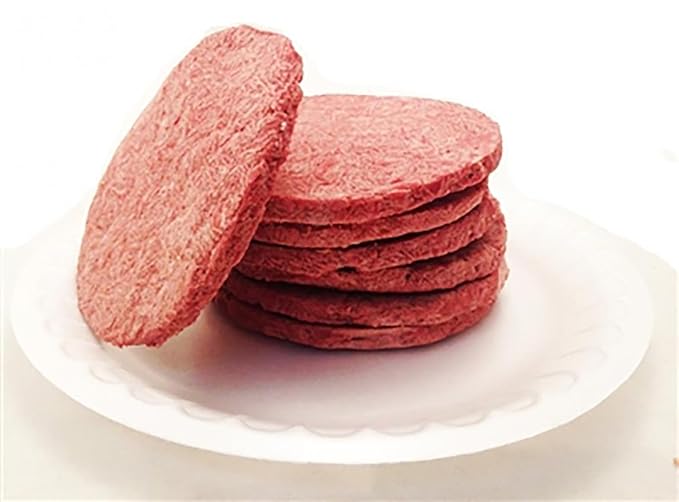 Freeze-Dried Hamburger Ground Beef Patties - 13 oz | Long-Term Emergency Food | 25+ Year Shelf Life | Fully Cooked, High-Protein Survival & Camping Meal | No Refrigeration Required