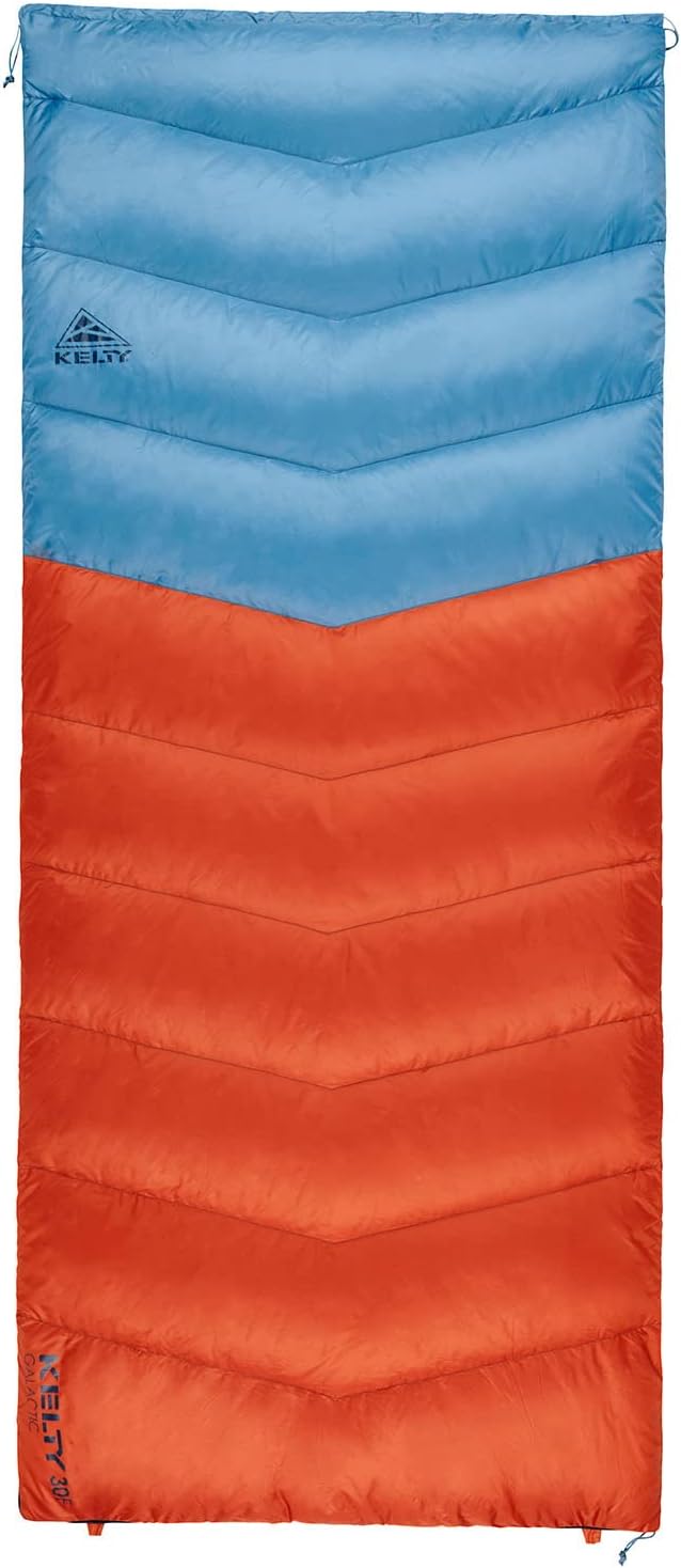 Kelty Galactic Down 30 Degree Sleeping Bag, 550 Fill Power RDS Trackable Down, Backpacking and Camping, Zip Together for 2P Sleeping Bag