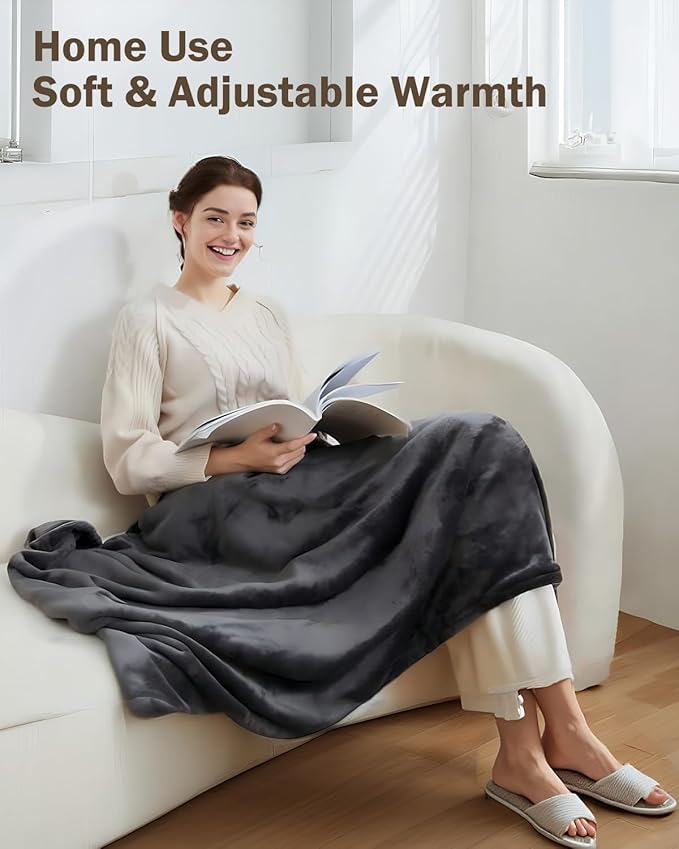 Heated Sleeping Bag Liner for Camping - Heated Blanket for Camping Portable Heating Sleeping Bag Pad 3 Adjustable Temperature Levels with 9 Heating Zones for Cold Weather Backpacking or Hiking