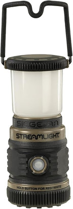 Streamlight 44941 Siege AA 200-Lumen Lantern with White & Red LEDs for Camping & Emergencies, Coyote