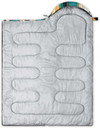 QOOMO Camping Sleeping Bags,3 Season Warm & Cool Weather,Lightweight,Waterproof Sleeping Bags for Adults & Kids,Traveling,and Outdoors,Camping Gear Equipment