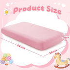Kids Air Mattress Fitted Sheet Only Compatible with Intex Cozy Kidz, Light Pink Toddler Inflatable Mattress Sheets for Travel Camping Airbed & Sleepover Party