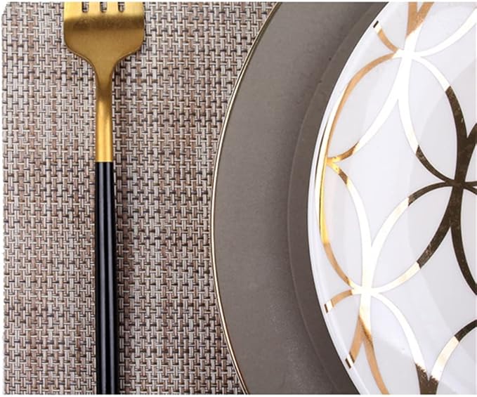 Tableware Set,Dinner Plate, Plate, Placemat, Napkin Set, Tableware Combination, Western Plate, Restaurant Table