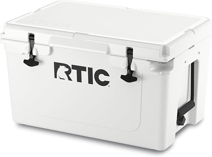 RTIC Ultra-Tough Cooler Hard Insulated Portable Ice Chest Box for Beach, Drink, Beverage, Camping, Picnic, Fishing, Boat, Barbecue