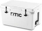 RTIC Ultra-Tough Cooler Hard Insulated Portable Ice Chest Box for Beach, Drink, Beverage, Camping, Picnic, Fishing, Boat, Barbecue