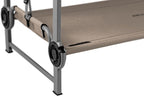 Disc-O-Bed Youth Single Camping Cot Kid-O-Bed, Portable Sleeping Cot for Kids with Included Carry Bag, Indoor and Outdoor Use, Tan