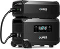 OUPES Guardian 6000 Dual Battery System: 9216Wh Power Station with 6000W Output, 120V/240V Dual Voltage, Expandable Home Backup with Transfer Switch Ready & App Control