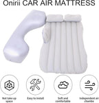 Inflatable Car Air Mattress Back Seat Bed with Air Pump,Thickened Portable Car Travel Sleeping Camping Air Mattress Blow Up Bed for Car Universal SUV