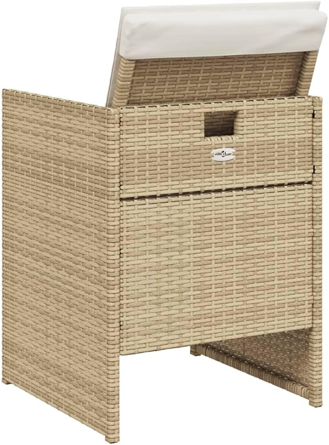 Patio Chair Beige, Cream White Patio Furniture Garden Furniture Camping Chair for Garden Deck