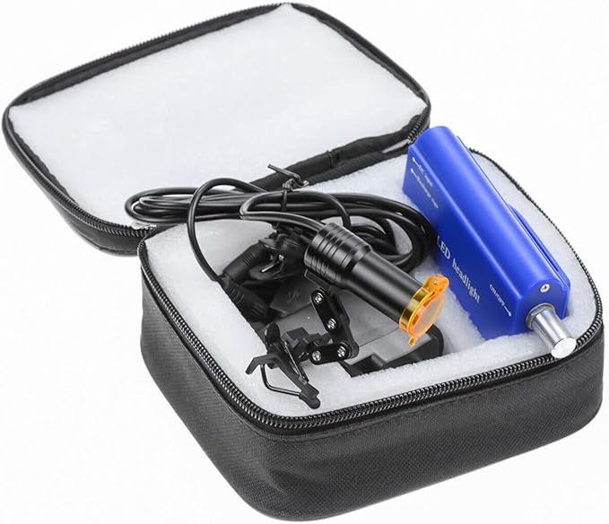 5W Waist Hanging Head Light with Plastic Clip Filter for Magnifier (Blue)