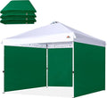 SCOCANOPY SideWall for 10x10 Canopy Frame, 3 Pack SunWall Only, Forest Green