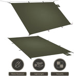 onewind Shelter, Camping Tarp Set Include Emergency Shelter, BugNet and Tent Footprint, Ripstop Silnylon with Silicone PU Coating Survival Shelter Tent for Camping, Hiking, Backpacking
