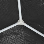 Large Party Tent Anthracite Polyethylene Steel 13.1 x 19.7 ft for Outdoor Gatherings, Durable Water-Resistant Pavilion with Simple Assembly for Weddings Festivals BBQs